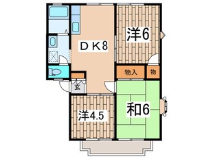 サンビレッジ　ケイ　６の物件間取画像